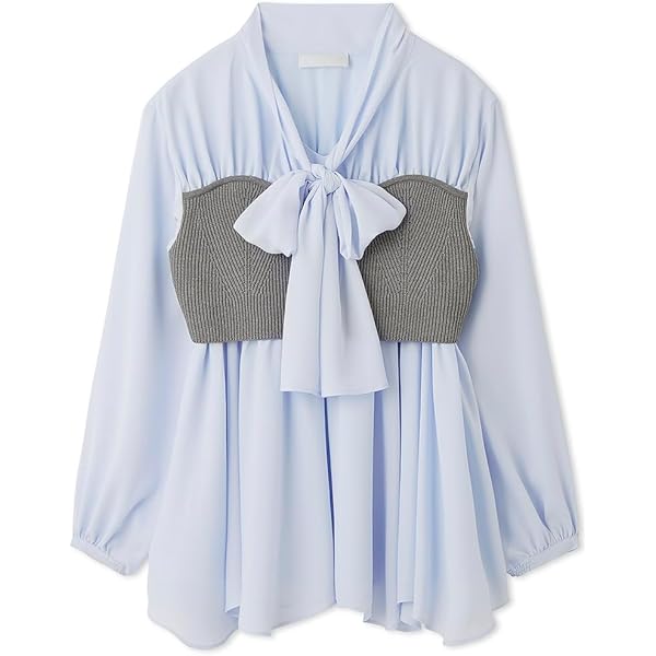 Amazon | [セルフォード] Vネックギャザートップス CWCT251093